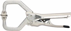 Automatic clamping gripping pliers