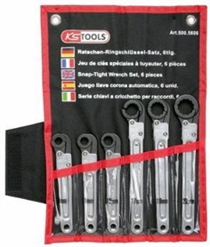 Ratchet ring spanner set, clamp head