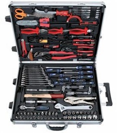 CHROMEplus universal tool kit set