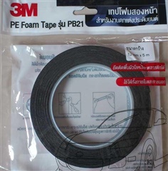 3M PE Foam Tape รุ่น PB21 เทปโฟมสองหน้า สำหรับงานตกแต่งประดับยนต์