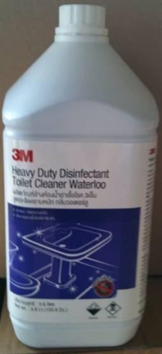 3M Heavy Duty Disinfectant Toilet Cleaner (Waterloo) น้ำยาล้างห้องน้ำ สูตรขจัดคราบหนัก 