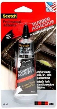 3M Scotch? Black Rubber Adhesive กาวยางสีดำแรงยึดสูงพิเศษ 40 ml.  