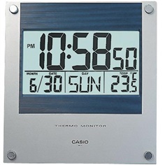 นาฬิกาแขวนผนังดิจิตอล CASIO รุ่น ID-11 (สีน้ำเงิน, สีดำ)