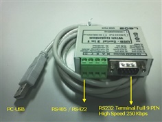 PLC Download Cable - USB TO RS232/RS485/RS422 (ISOLATE) รุ่น USB-SERIAL 3in1