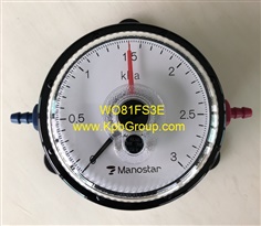 MANOSTAR Low Differential Pressure Gauge WO81FS3E