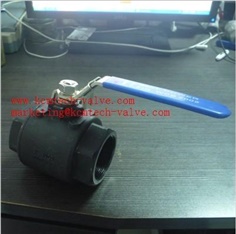  2 pc carbon stell ball valve(WCB, 304 and 316)