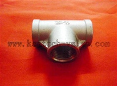 Stainless Steel Threaded Equal Tee
