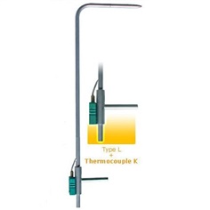 Pitot tube with Thermocouple K