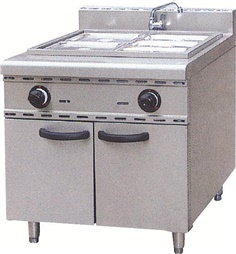 Gas Bain Marie With Cabinet
