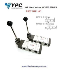  YPC-5/2 HAND VALVES ,PORT SIZE 1/2 ", HLV600  SERIES 