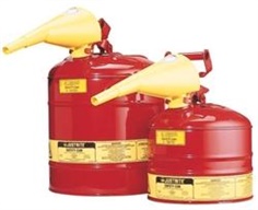 2 gallon Justrite Steel Safety Can with Funnel