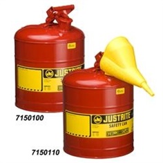 5 gallon Justrite Steel with Funnel