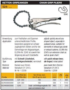 Chain Grip Pliers
