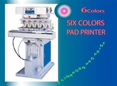 Six Colors Pad Printing Machinery