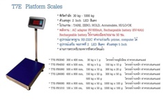 เครื่องชั่ง ZEPPER รุ่น T7E Platform Scales