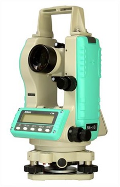 กล้องวัดมุมอิเล็กทรอนิค  Theodolite /Angle accuracy 7” ยี่ห้อ NIKON NE-101