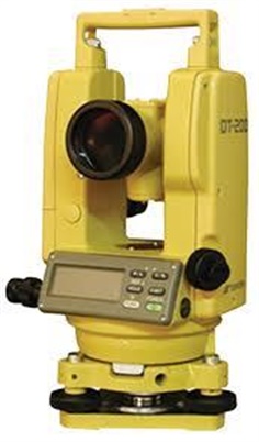 Topcon DT 205 กล้องวัดมุมอิเล็กทรอนิคTheodolite accuracy 5