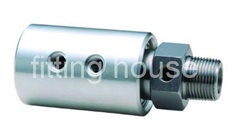 Rotary joint for air, hydraulic and oil