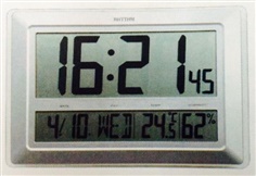 นาฬิกาดิจิตอลฝาผนัง  RHYTHM รุ่น LCW015NR19 ขนาดใหญ่ 40*30*3ซม.