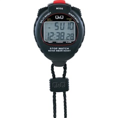 นาฬิกาจับเวลา Q & Q HS44-001 stopwatch split measurement function 
