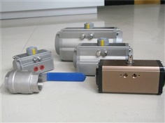 AT series pneumatic actuator,rack and pinion type pneumatic actuators,DA and SR 