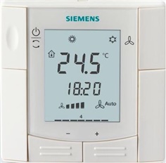 SIEMENS  Semi flush-mount room thermostats with RS485 Modbus communications
