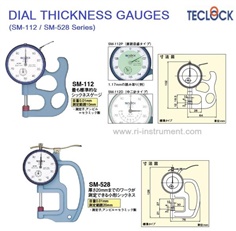 SM-112 Teclock  Dial Thickness Gauge 