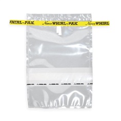 ถุงเก็บตัวอย่างแบบปลอดเชื้อ รุ่น B01490WA ชนิด Write-on (Sterile Sampling Bags : 13 oz. / 384 ml.)