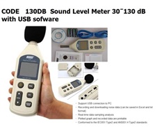 130DB  Sound Level Meter 30?130 dB with USB sofware