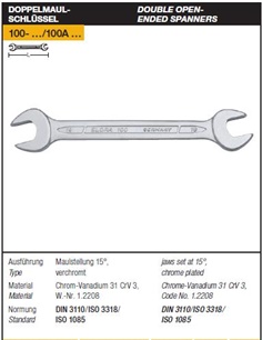Double Open-Ended Spanners