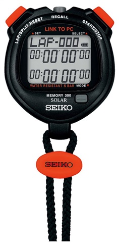 นาฬิกาจับเวลา Seiko SVAJ701 Link to Pc - 300 Memory Stopwatch  