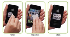 Mobile phone  Cleaner pad แผ่นซิลิโคนเช็ดทำความสะอาดหน้าจอโทรศัพท์มือถือ