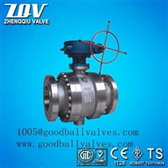 3pc casting trunnion ball valve