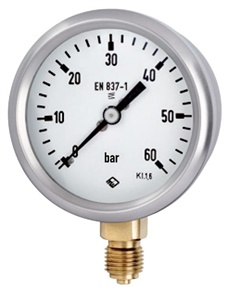 เกจ์วัดความดัน Standard Pressure Gauges 63 (2 1/2")