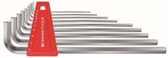 PB Swiss Tools หกเหลี่ยมชุด หัวตัด/ยาว PB 211H-10 (9 ตัว/ชุด)