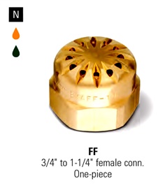 หัวฉีดสเปรย์ Fine Spray รุ่น FF 3/4" to 1-1/4" female conn.
