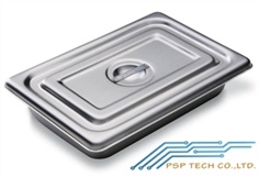 KKIN-STAINLESS TRAY WITH COVER