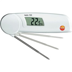 เครื่องวัดอุณหภูมิสำหรับผลิตภัณฑ์อาหาร รุ่น testo 103