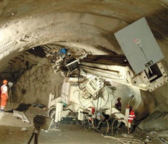 เครื่องเจาะหน้าอุโมงค์ Face Drill Tunneling