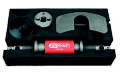 Universal brake piston re-setter tool set