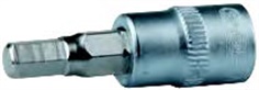 Bit socket for internal hexagon screws on the brake calliper