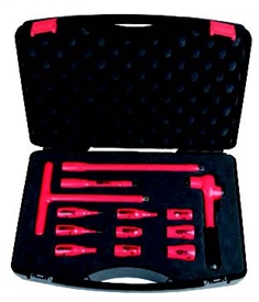 Insulated socket wrench set