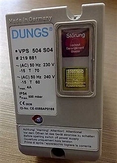 "DUNGS"Valve Proving System Model : VPS 504 S04 110V 50Hz  Max. operating pressure : 500 mbar