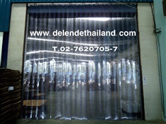 ม่านพลาสติกกันกระแทก / Ribbed Standard Clear / Ribbed PVC Strip Curtain