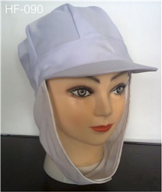 หมวกแก๊ปตาข่ายปิดคางด้านหลังมีเทปปรับศรีษะ (ผ้าโซล่อน) ราคาจากโรงงาน