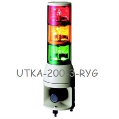SCHNEIDER (ARROW) Rotary Lamp With Electronic Sound UTKA-200-3-RYG