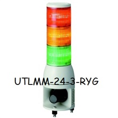 SCHNEIDER (ARROW) Tower Light With Horn Speaker UTLMM-24-3-RYG
