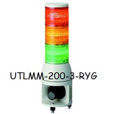 SCHNEIDER (ARROW) Tower Light With Horn Speaker UTLMM-200-3-RYG