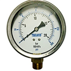 "TEKLAND" Pressure gauge#"TEKLAND" Pressure gauge