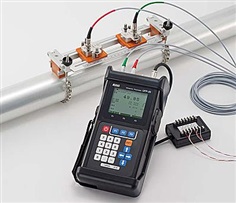 Ultrasonic Flowmeter เครื่องวัดอัตราการไหลของของเหลวชนิดอัลตร้าโซนิคแบบพกพา ฟังค์ชั่นครบครัน